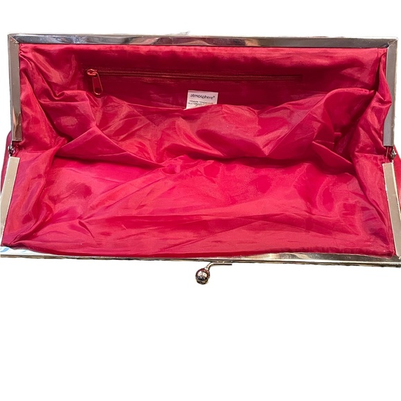 Red clutch purse 13 X 5 - Picture 2 of 5